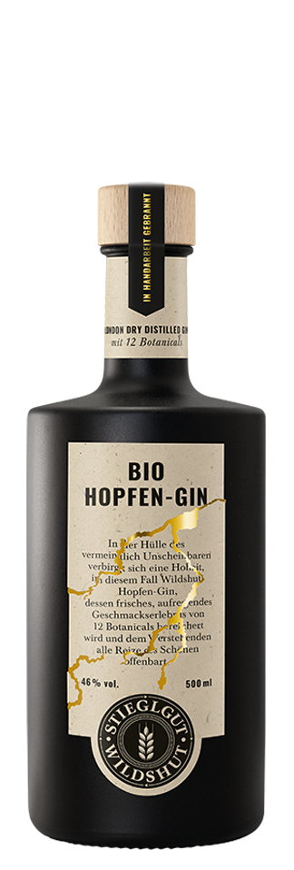 Intensely aromatic. Wildshut Bio Hopfen Gin