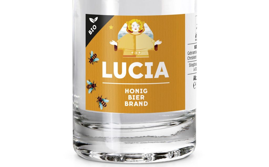 Stiegl-Honig-Bierbrand „Lucia“ in Bio-Qualitaet