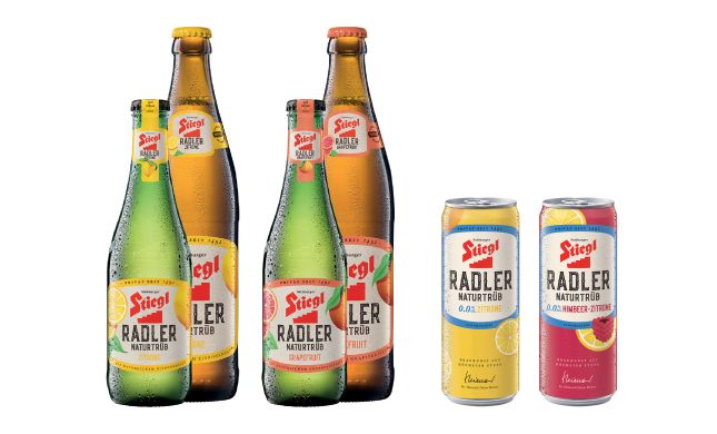 Die Stiegl-Radler-Familie waechst und praesentiert sich im neuen Sommerkleid