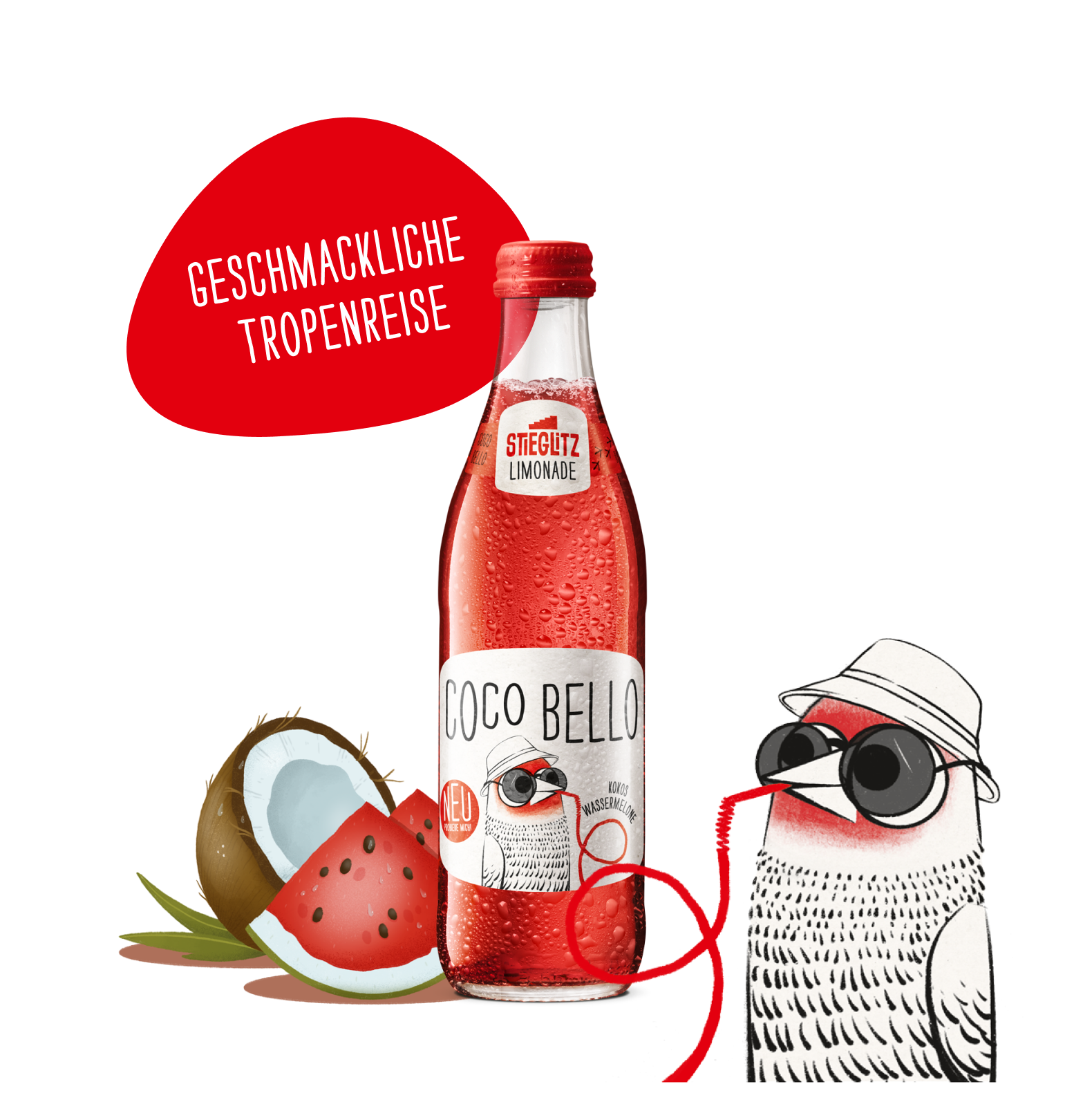 geschmackliche Tropenreise Coco Bello Limonade von Stieglitz