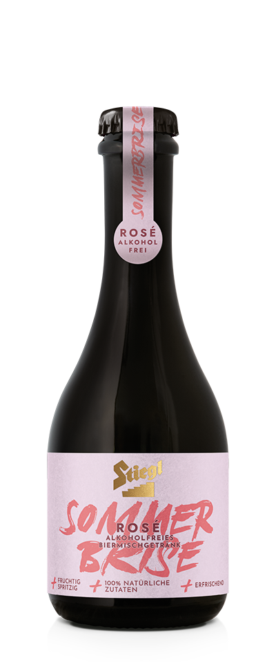 Alkoholfreies Biermischgetränk Stiegl-Sommerbrise Rosé alkoholfrei